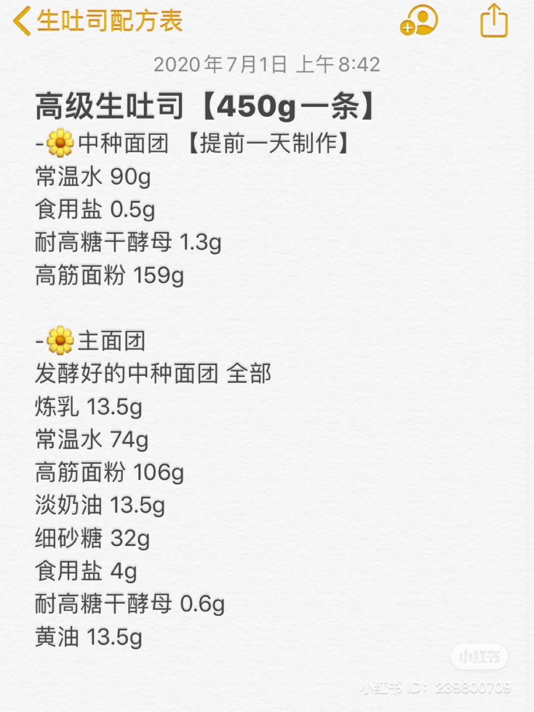 纯奶手撕吐司的做法 步骤1