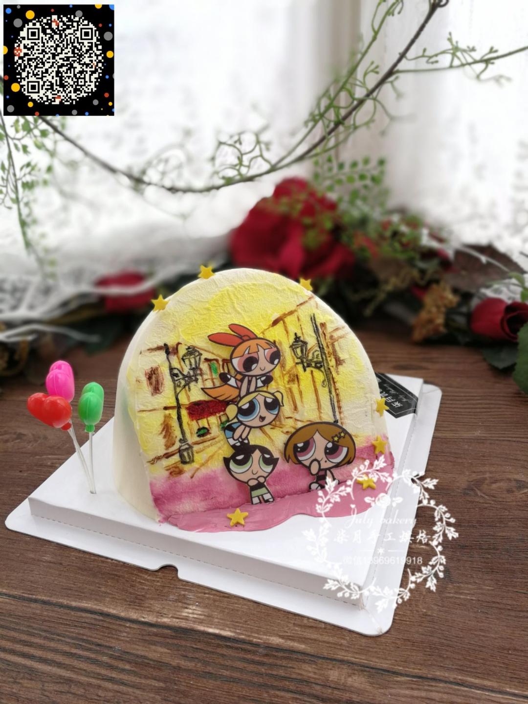 （视频）坡型蛋糕的制作