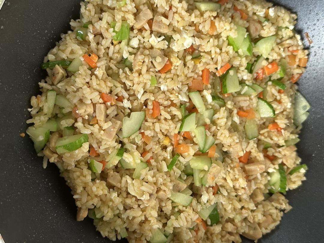 炒米饭蛋炒饭二十分钟快手家常