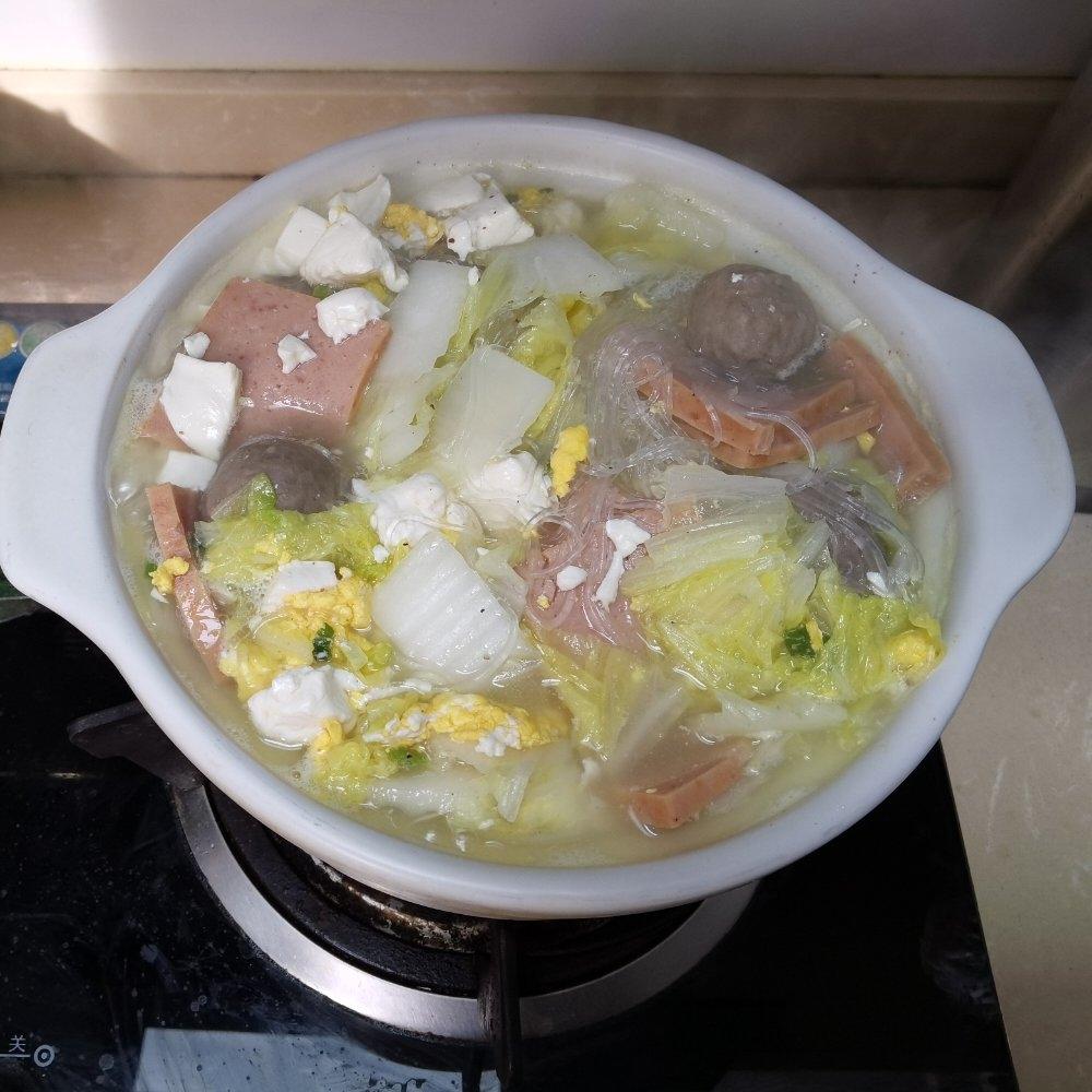 减脂白菜豆腐汤