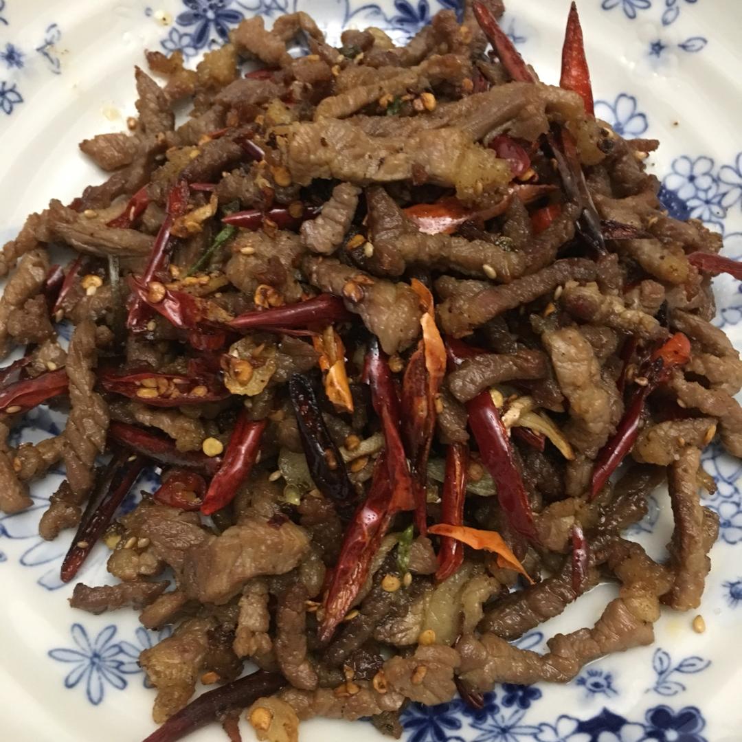 香辣牛肉丝