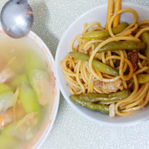 豆角焖面