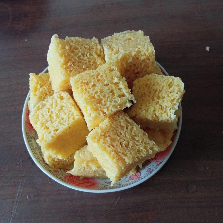 玉米面发糕 像海绵一样松软 附细节视频详解