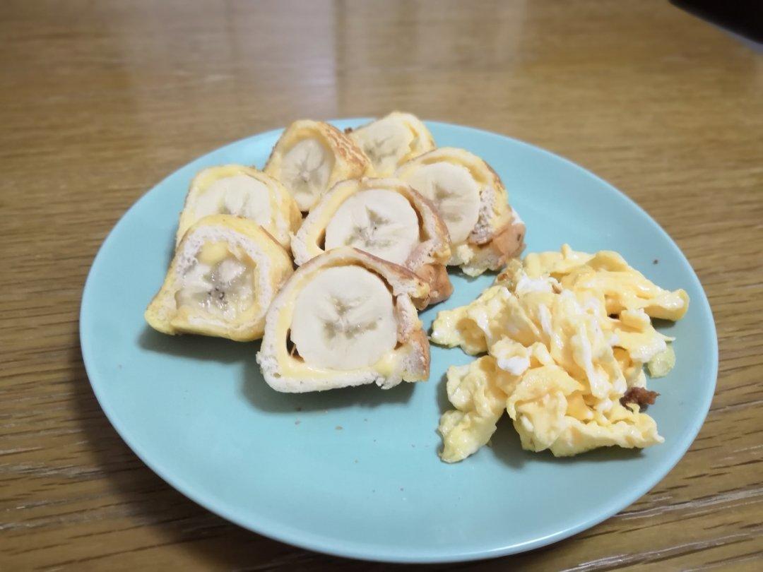 香蕉吐司卷