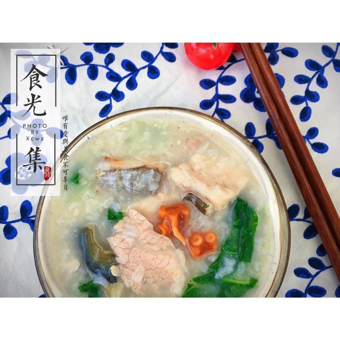 营养味美~马鲛鱼虾粥