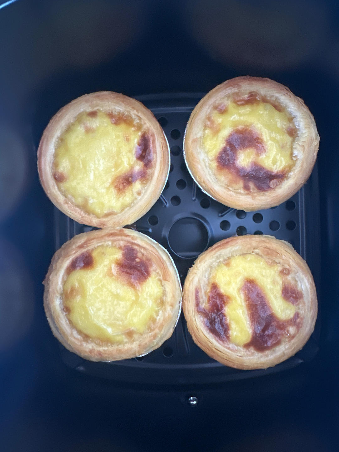 空气炸锅版全蛋葡式蛋挞『秒杀KFC』悠伴空气炸锅