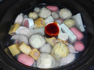 砂锅丸子炖豆腐的做法 步骤2