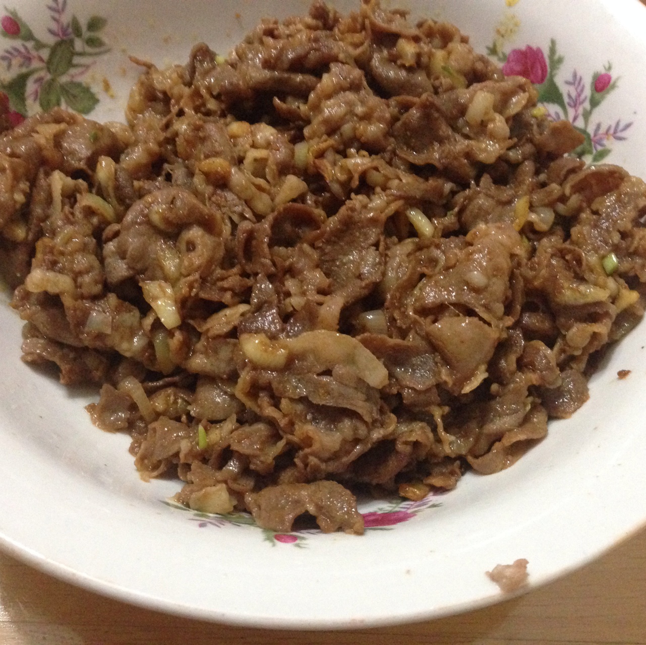 咖喱沙茶羊肉片