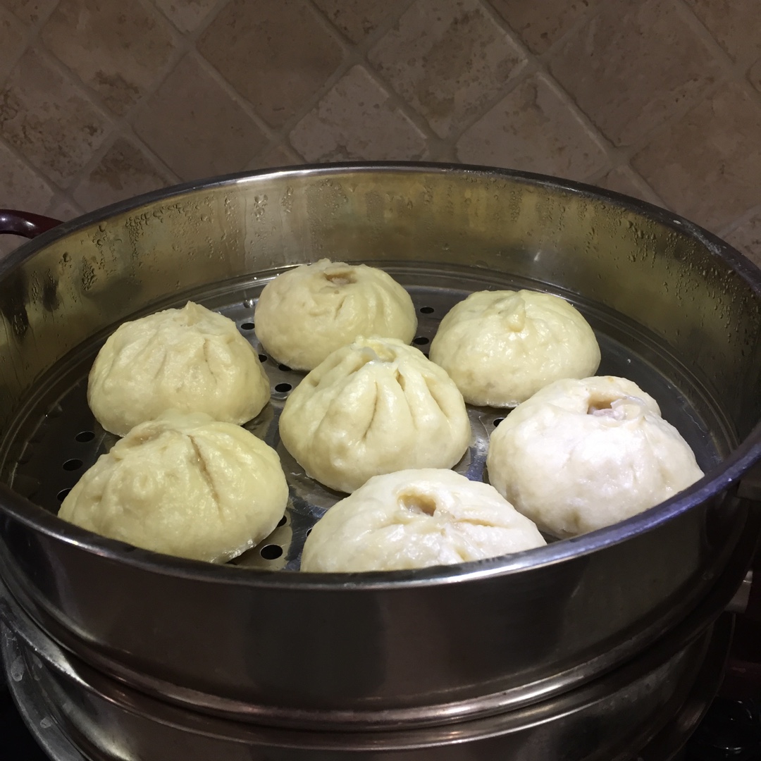 基础肉包做法 Steamed Dumplings