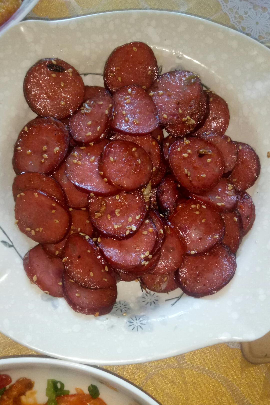 一念执着7771做的孜然炒香肠