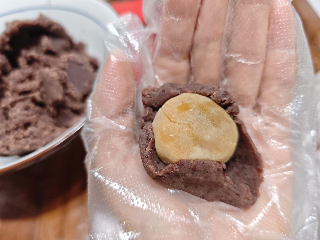 超简单 免揉 酥掉渣的蛋黄酥(超详细附全程视频)不破酥『万能酥皮』