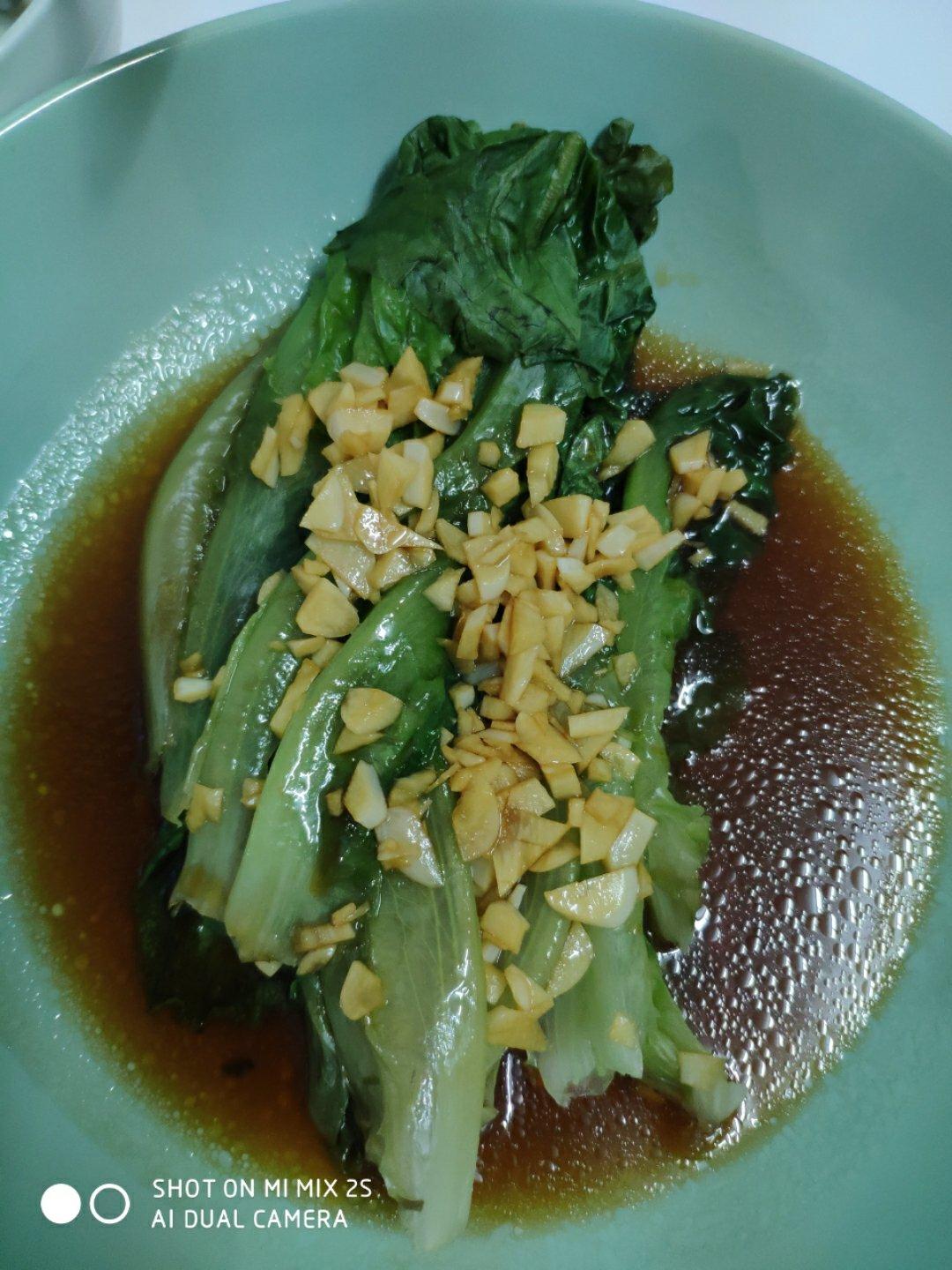 低脂蚝油生菜