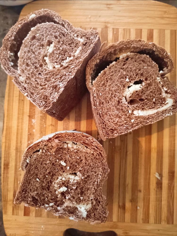 可可蔓越莓奶酪面包