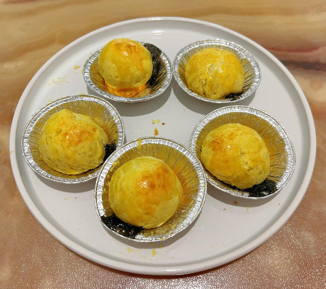 汤圆➕蛋挞皮＝完美汤圆酥