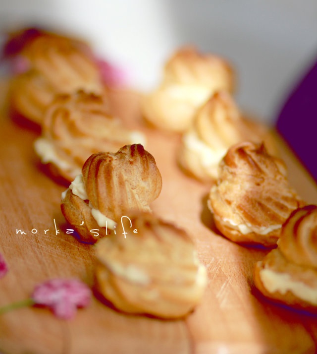 抹茶卡仕达泡芙