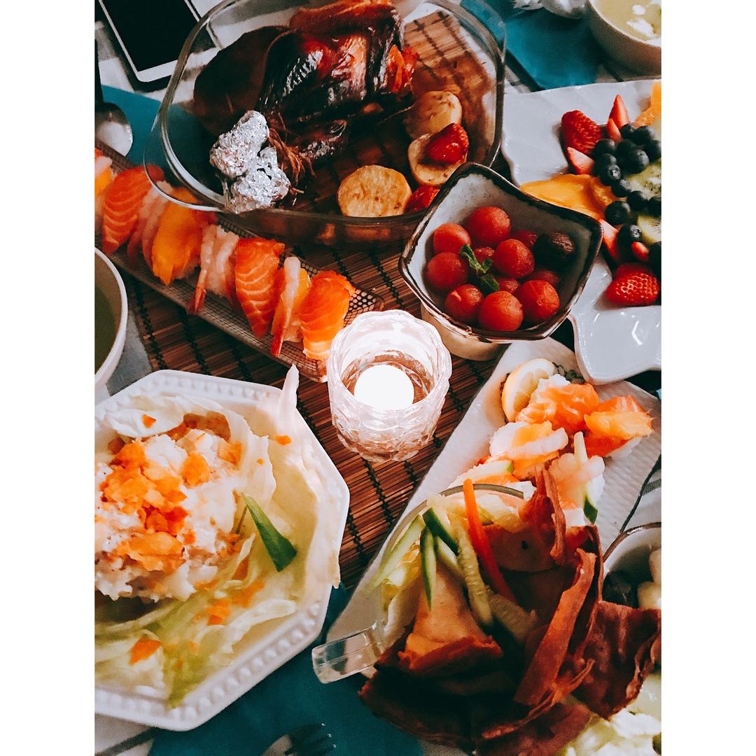 圣诞烤鸡