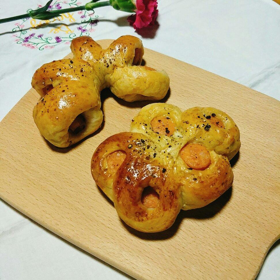 香肠花式面包
