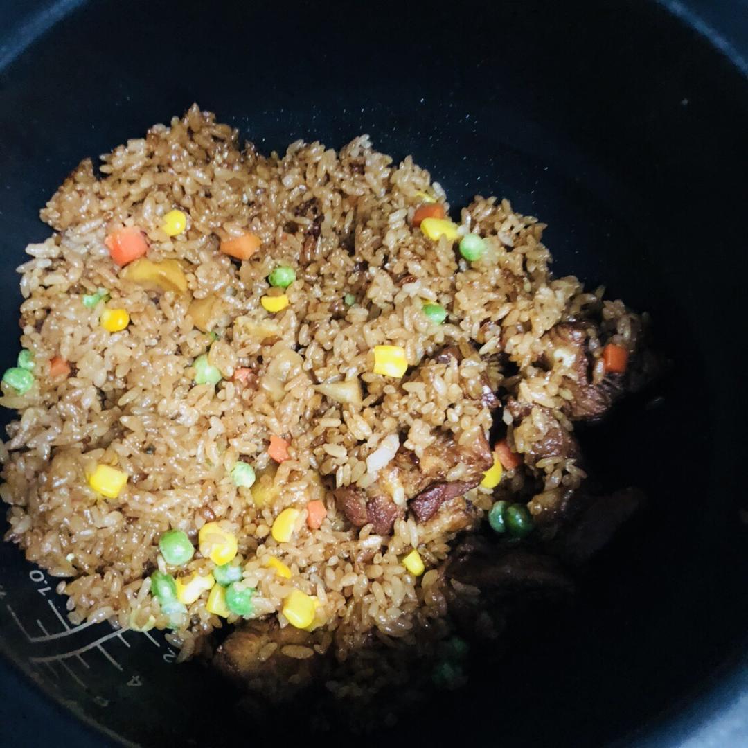 电饭锅排骨焖饭 超下饭