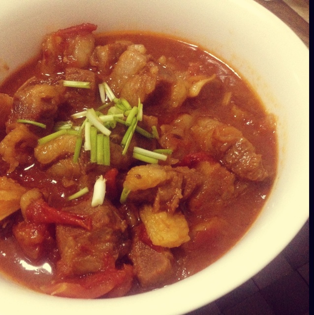 西红柿牛腩土豆