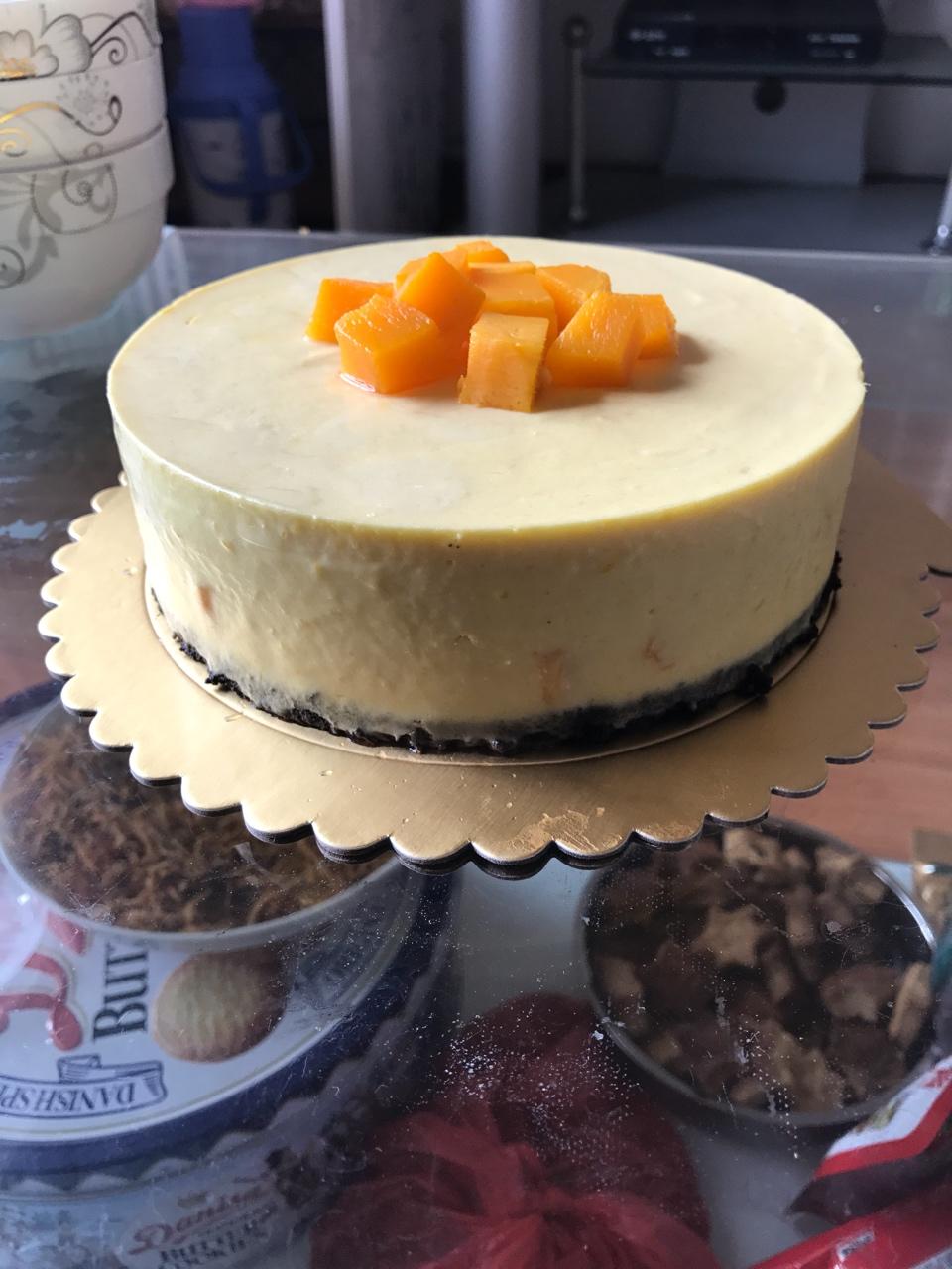 【视频】芒果慕斯（6寸） | 含镜面果胶配方