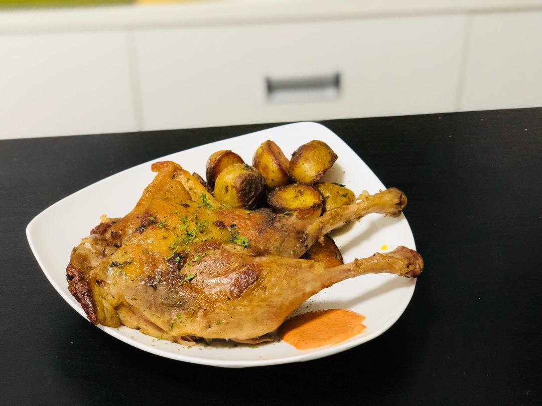 黄油土豆油封鸭腿【食材包操作说明】