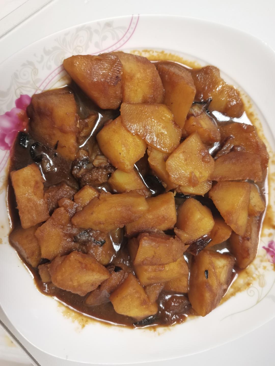 🔥巨下饭，软糯入味！比肉还好吃的红烧土豆