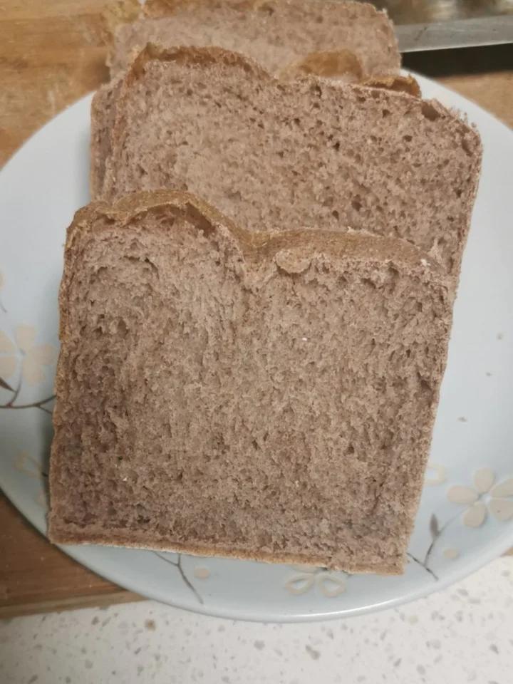 给减肥瘦身党  无糖无油全麦面包（免揉懒人版）