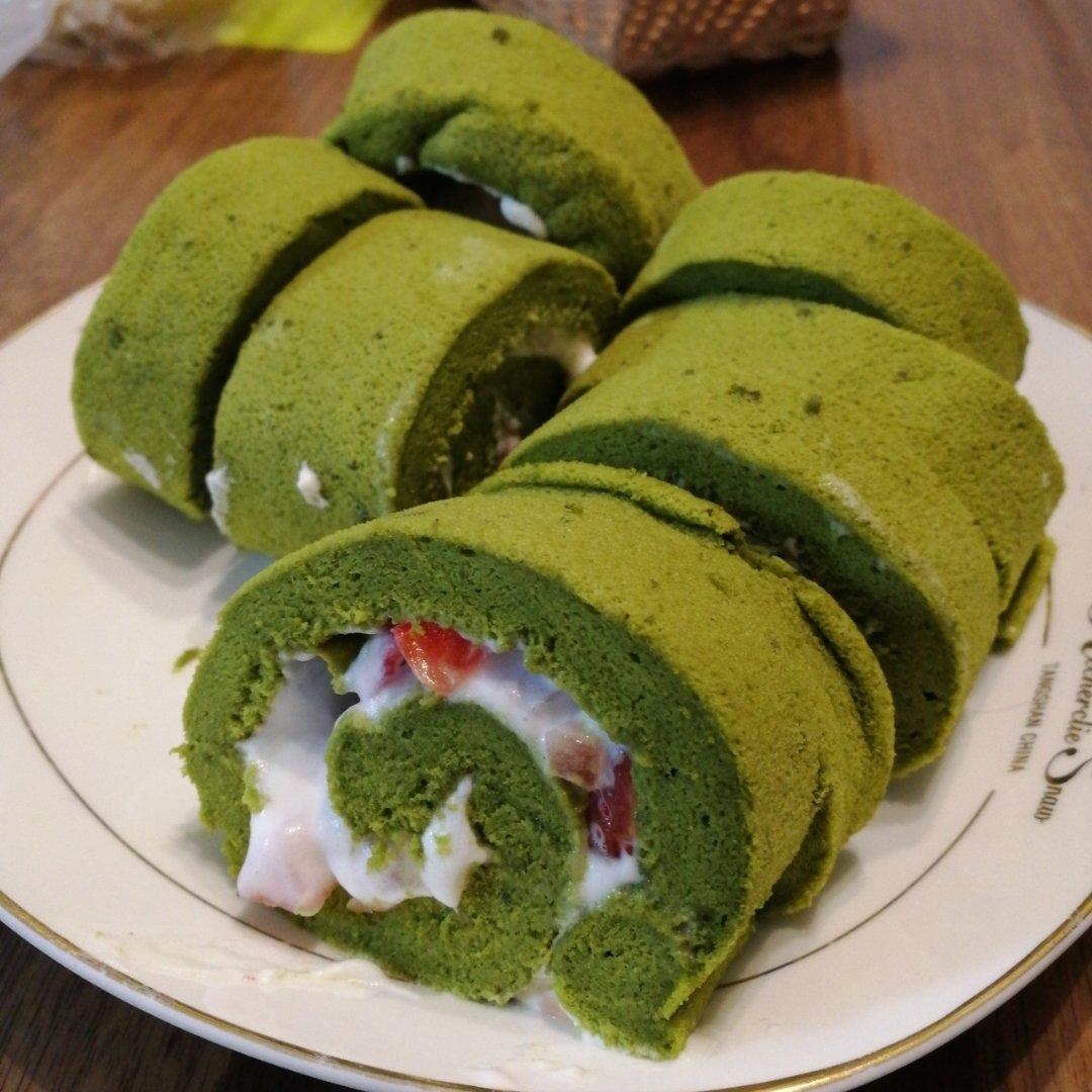 日式抹茶蛋糕卷