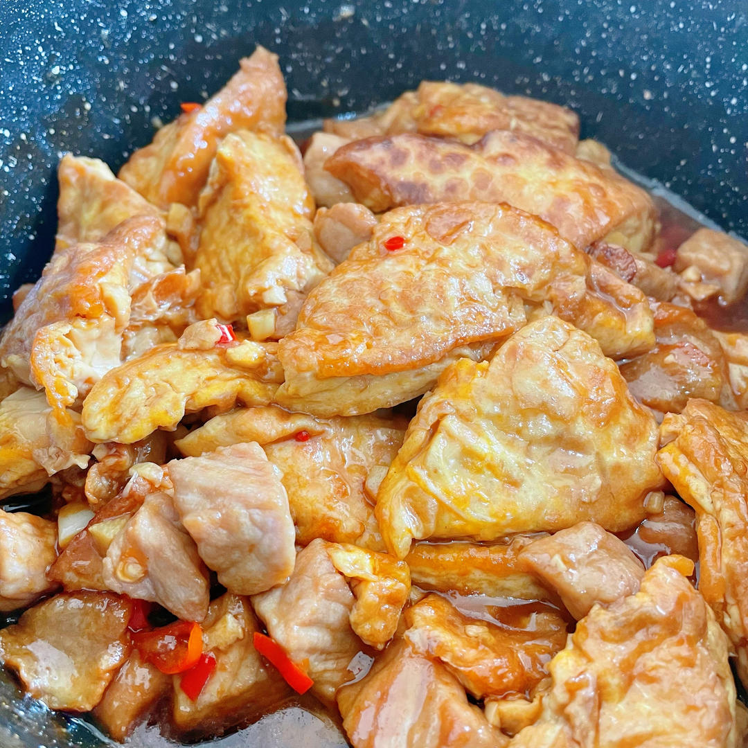 焖煎豆腐