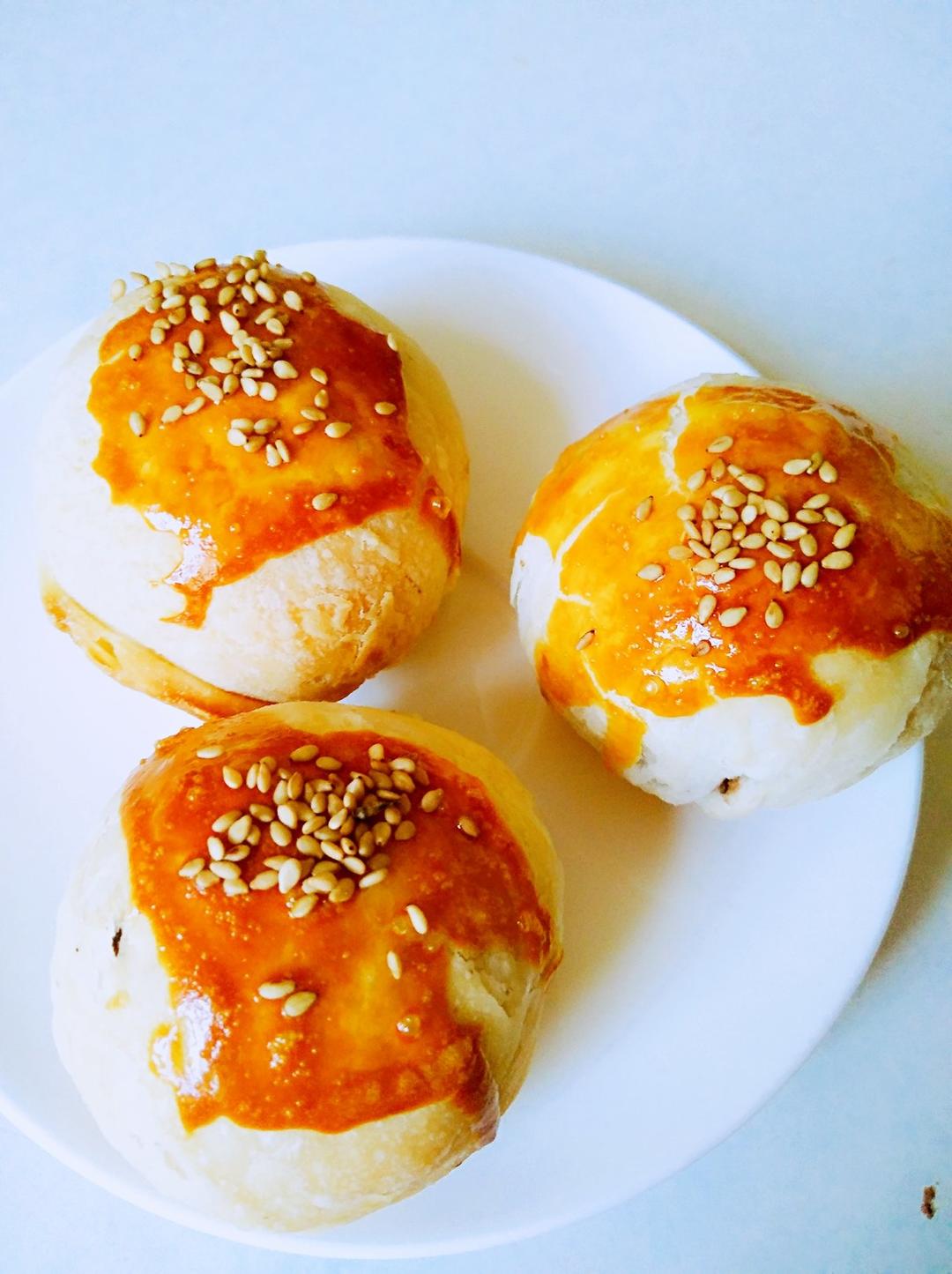 小红帽和做的不用揉出膜,不用醒面就能酥掉渣的中式酥皮点心