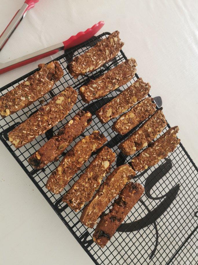 【健康零食】燕麦坚果意式脆饼