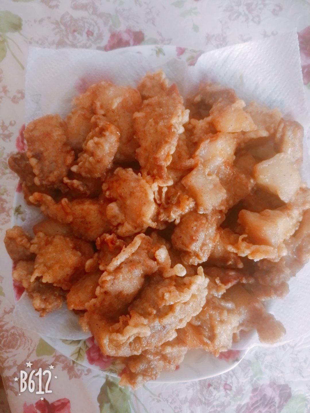 家庭简易版炸酥肉👩🏻‍🍳味道超赞哦！