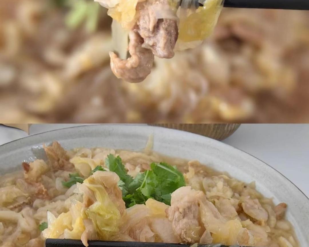 酸菜猪肉炖粉条的做法