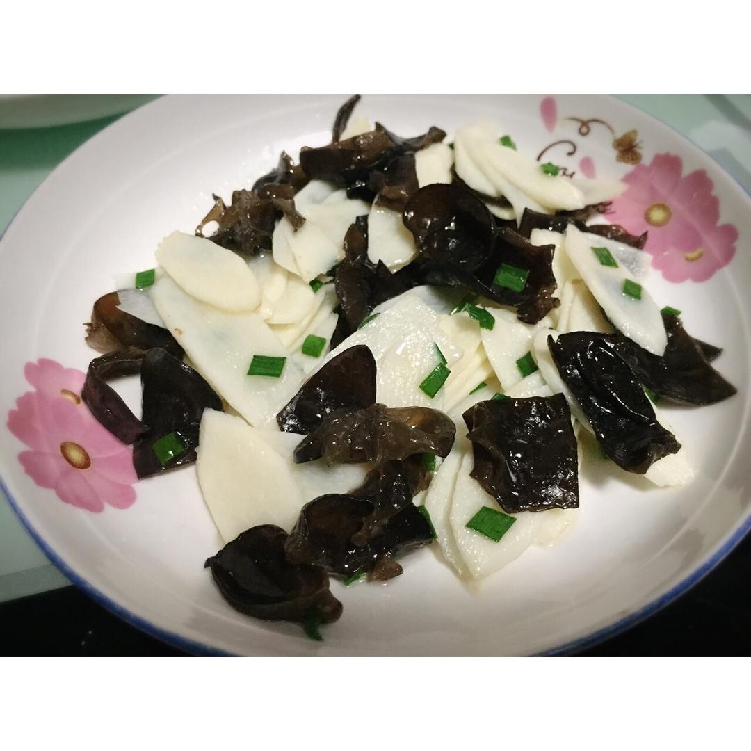 清炒山药木耳
