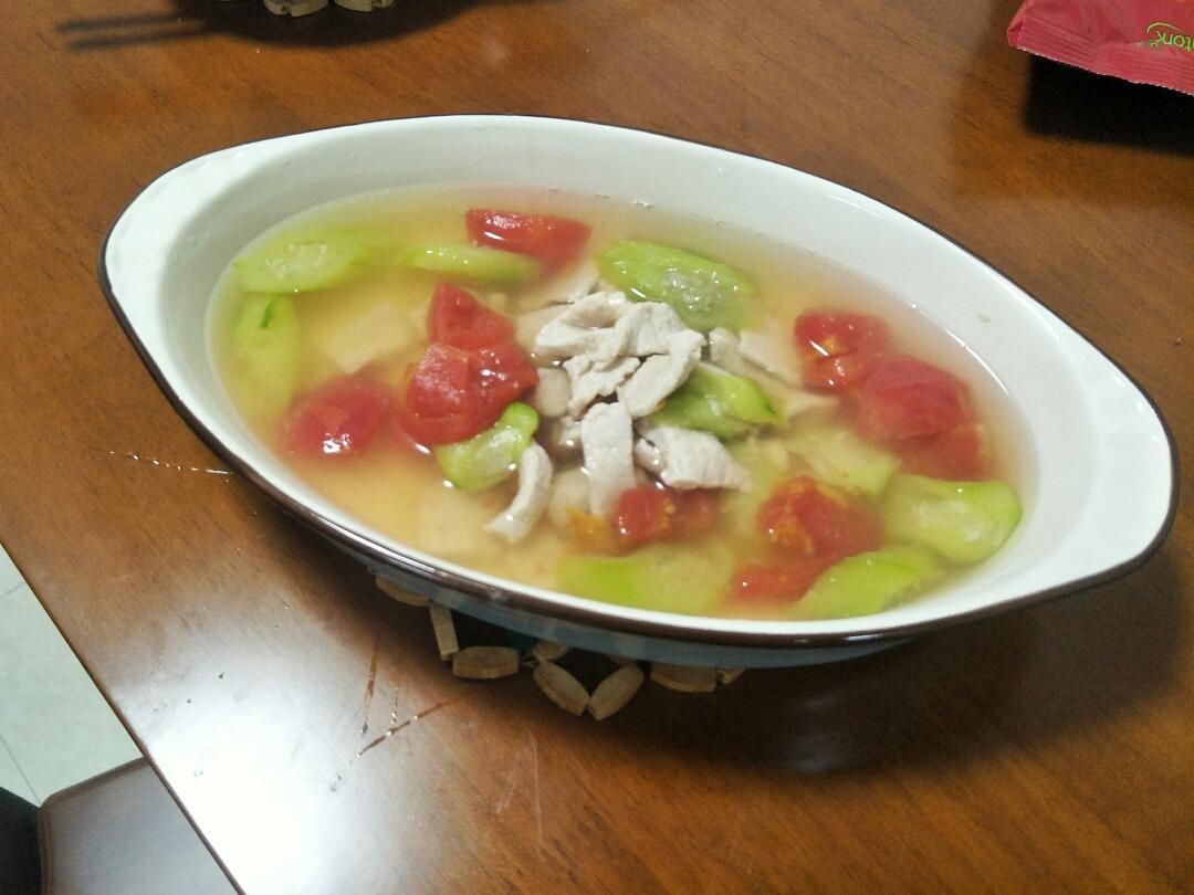 丝瓜番茄汤