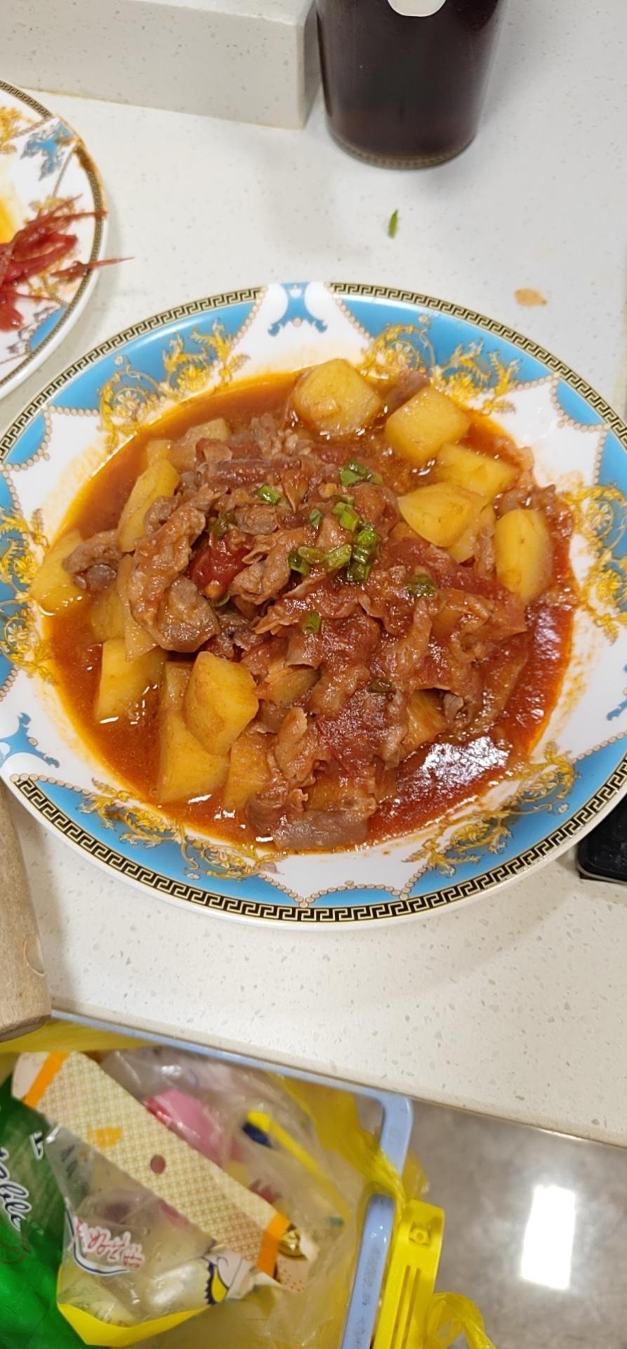 超开胃的番茄土豆肥牛汤‼️下米饭无敌了