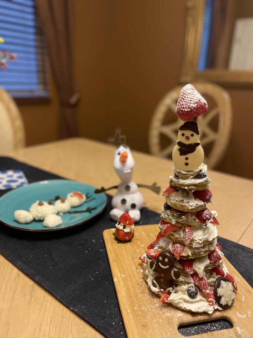 免烤箱❗️高颜值巨好吃的圣诞树松饼蛋糕🎄手把手教你做，让我们一起快乐过圣诞。
