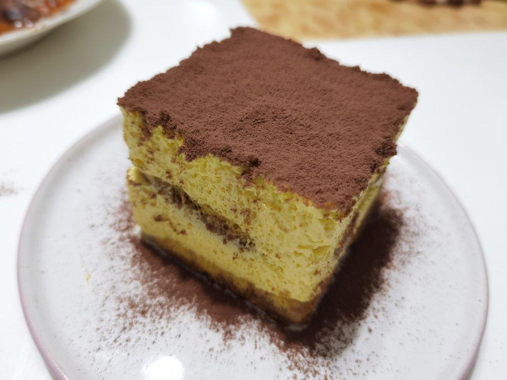 在欧洲学会的经典版提拉米苏