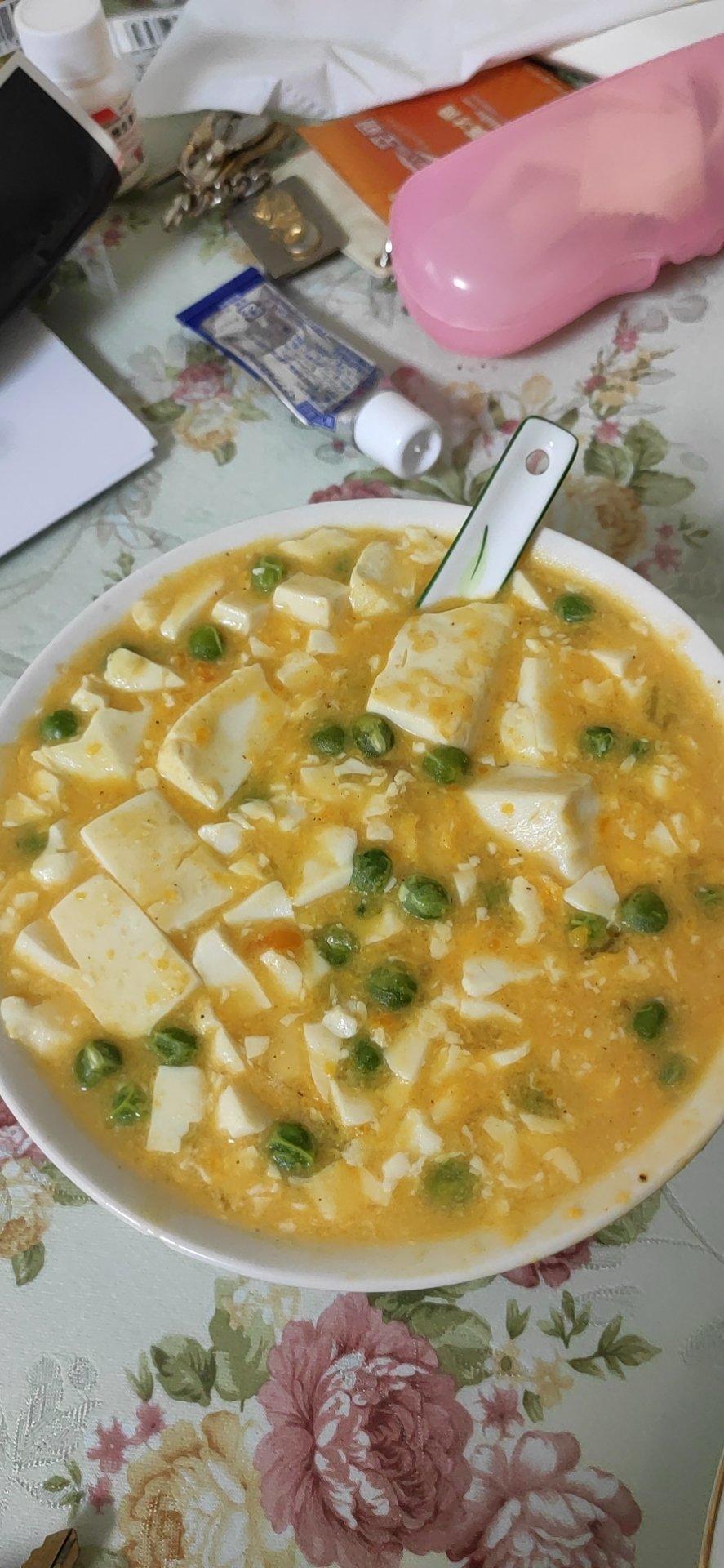 咸蛋黄豆腐