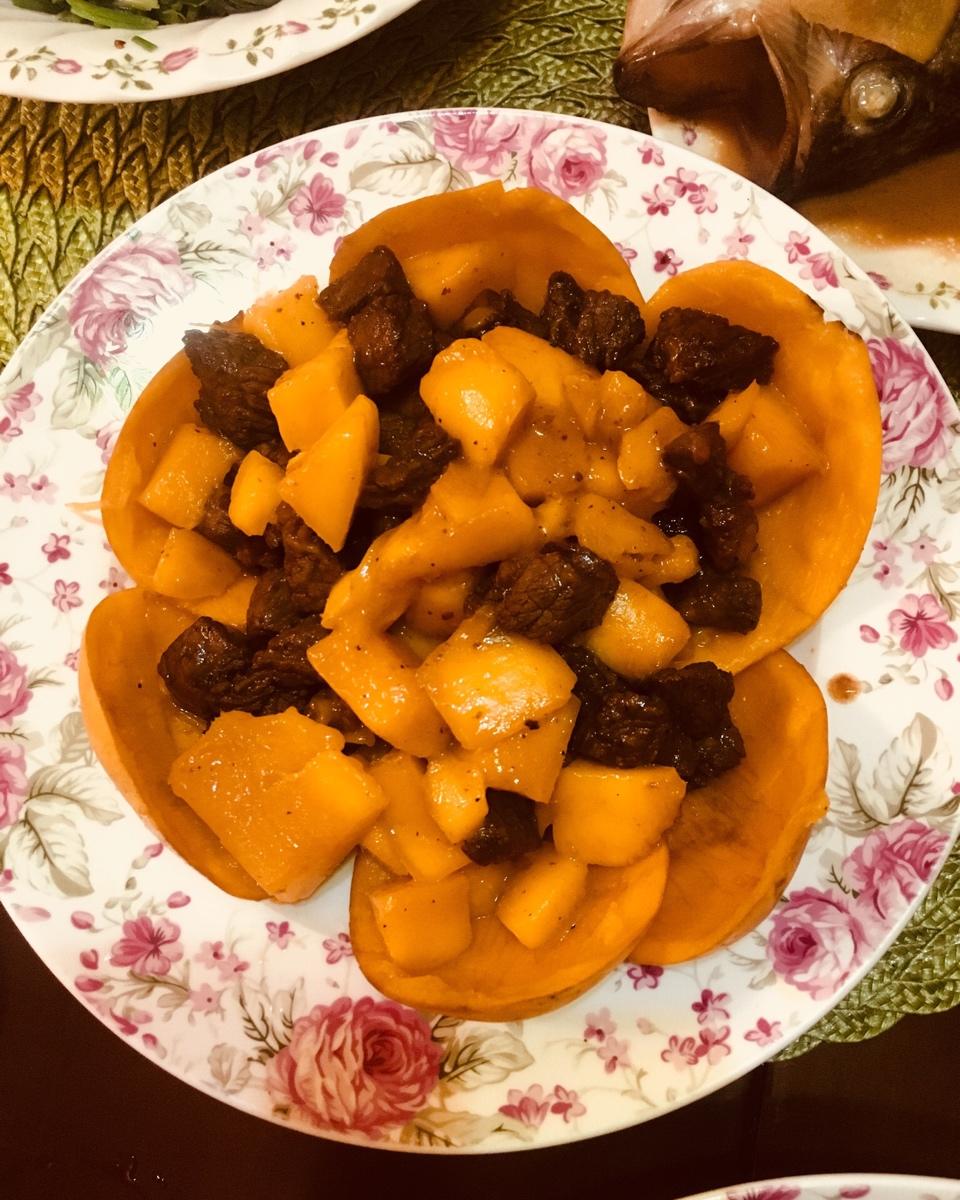 芒果牛肉粒