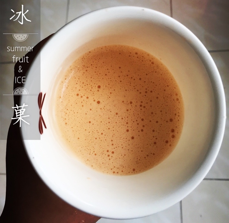 几度的水做的泡沫奶茶