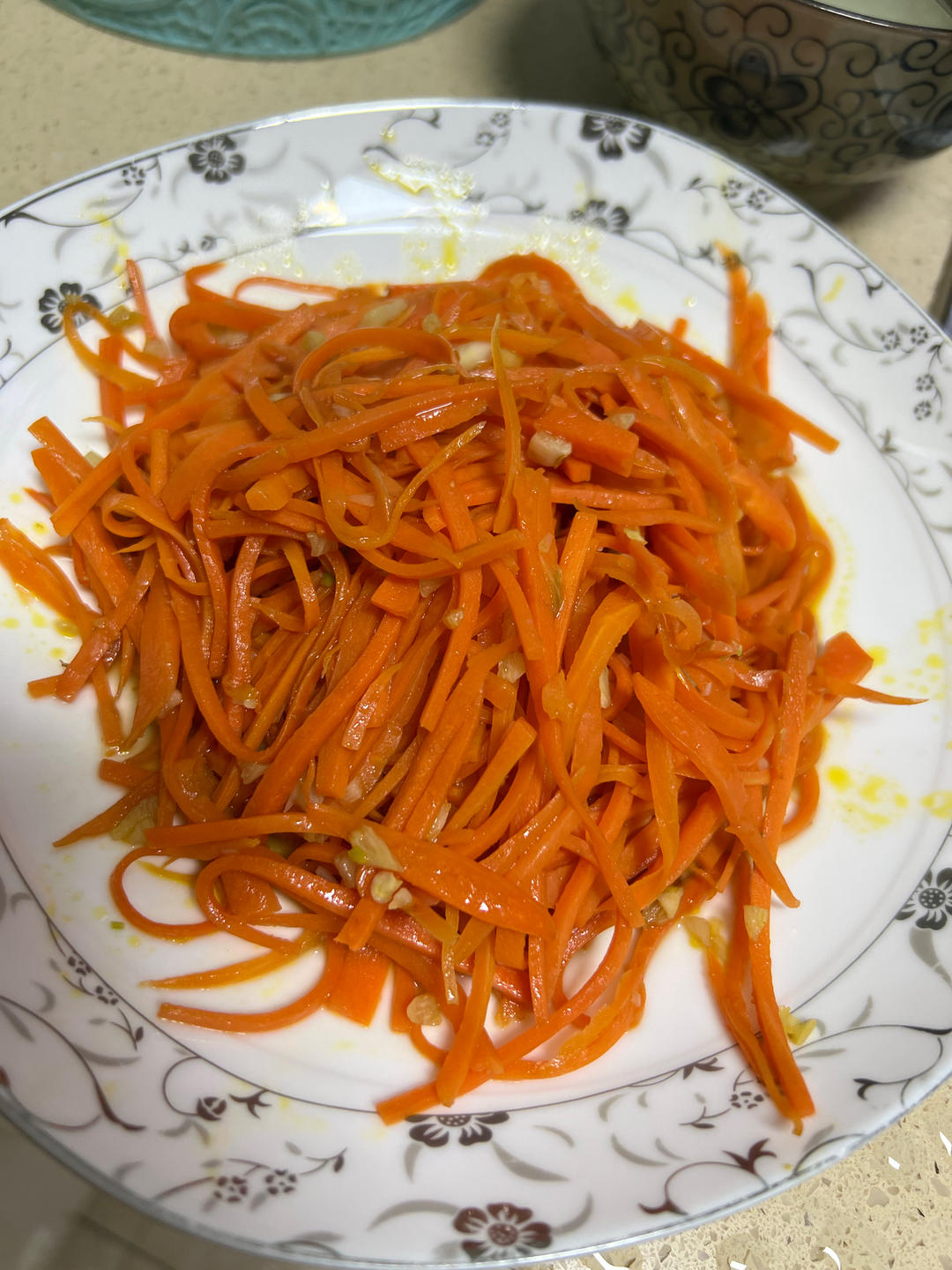 下饭菜低脂减肥-糖醋胡萝卜丝