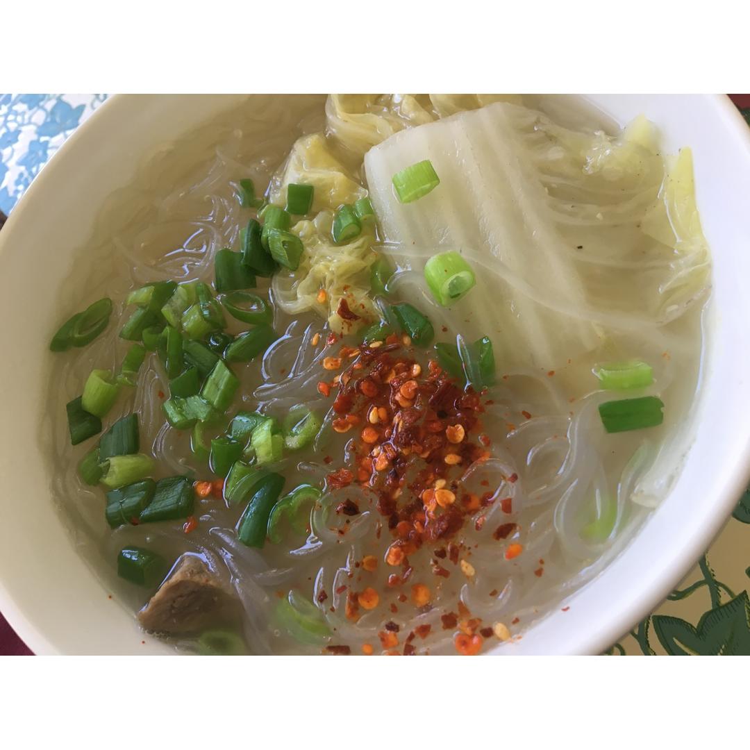 粉丝羊排汤