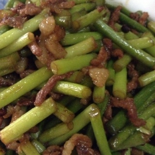 蒜薹炒肉