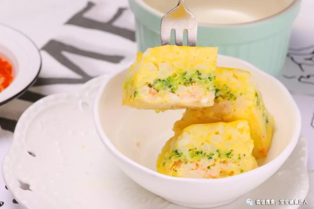 虾仁米饭蒸糕 宝宝辅食食谱