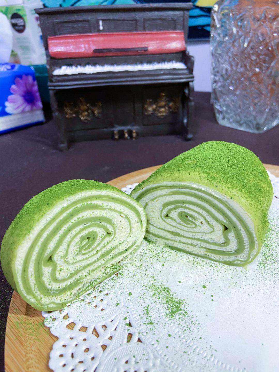 【抹茶毛巾卷】
