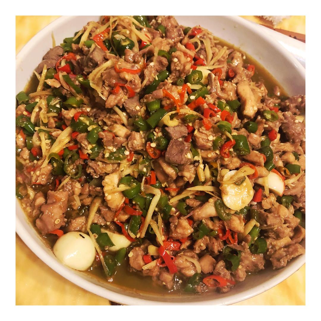 双椒兔丁（重口味江湖菜）