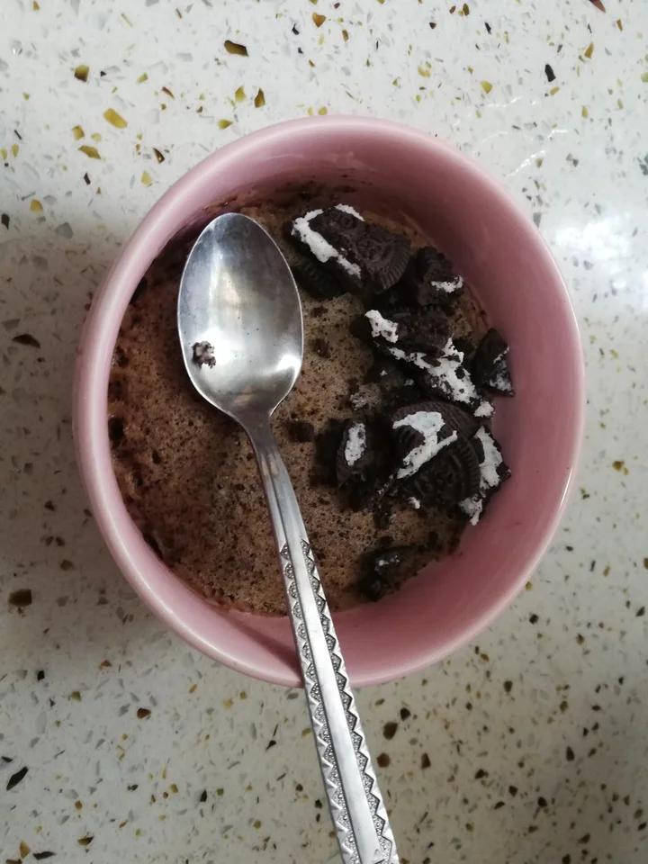 蓬松版五分钟微波炉蛋糕