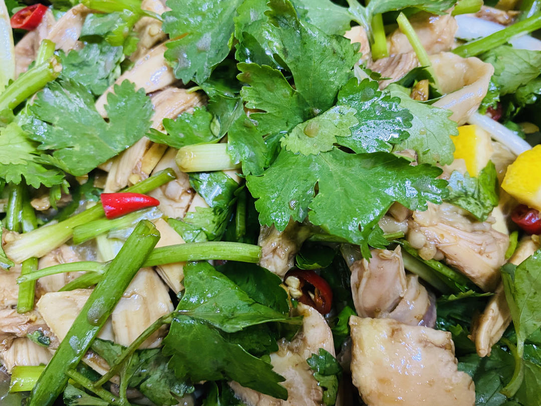 凉拌陈醋菠菜花生米（东北版）