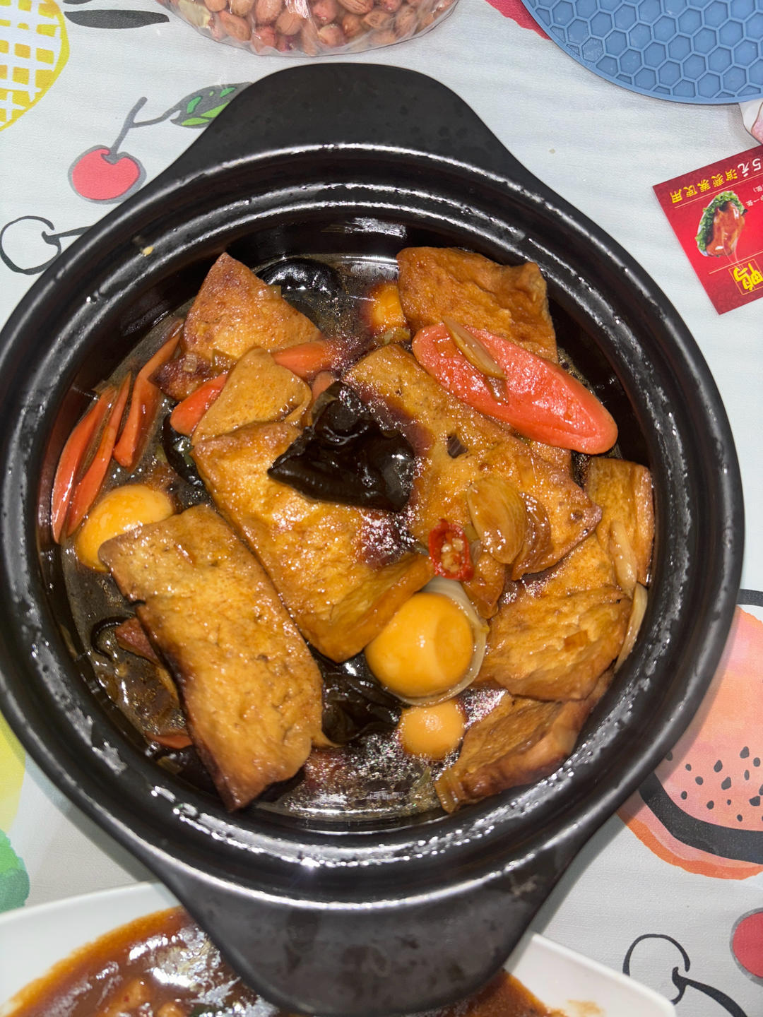 白菜豆腐煲